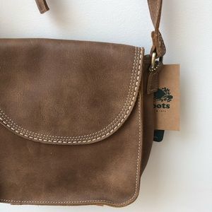 Brand New Roots Real-Leather Satchel